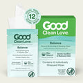 BALANCE WIPES 12CT BOX